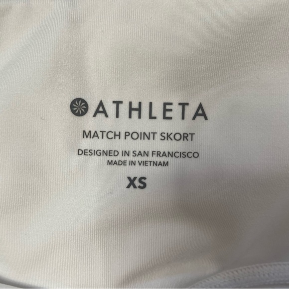 Athleta Match Point Skort in White Sz XS - Picture 14 of 14